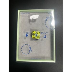 Off-White NIB Arrow Play Ring - Silver Green Size 60/US‎ 9 MSRP $385
